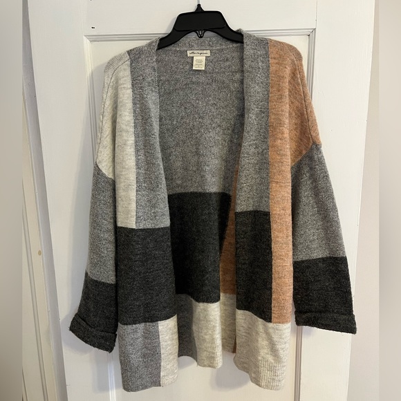 Cotton Emporium Sweaters - Color Block Cardigan